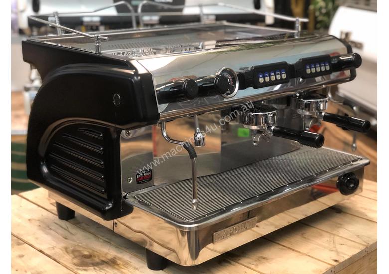 Used expobar EXPOBAR RUGGERO MEGACREM 2 GROUP BLACK ESPRESSO COFFEE