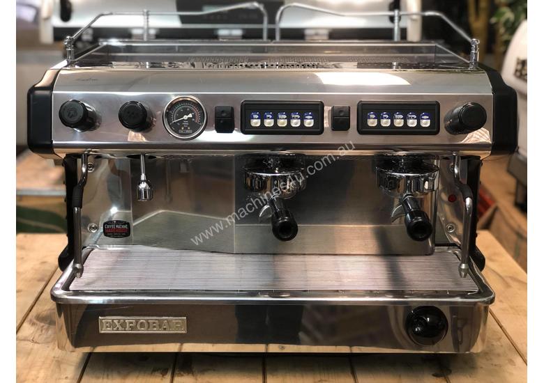 Used expobar EXPOBAR RUGGERO MEGACREM 2 GROUP BLACK ESPRESSO COFFEE