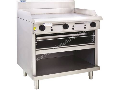 900mm Griddle Toaster with cabinet base and toasting racks