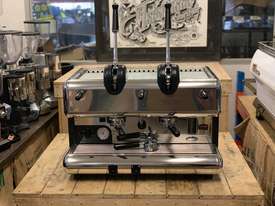 LA SAN MARCO 85 LEVA 2 GROUP GAS STAINLESS NEW ESPRESSO COFFEE MACHINE - picture0' - Click to enlarge