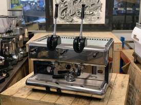 LA SAN MARCO 85 LEVA 2 GROUP GAS STAINLESS NEW ESPRESSO COFFEE MACHINE - picture1' - Click to enlarge