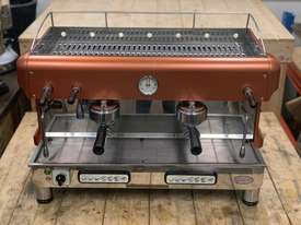 ELEKTRA MAXI 2 GROUP BURNT ORANGE ESPRESSO COFFEE MACHINE - picture2' - Click to enlarge