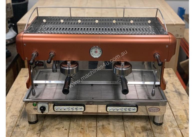 Used elektra ELEKTRA MAXI 2 GROUP BURNT ORANGE ESPRESSO COFFEE MACHINE