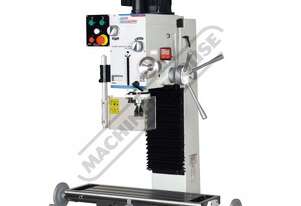 Mill Drill - Geared & Tilting Head HM-46B Table Travel: (X) - 485mm (Y) - 175mm (Z) - 430mm Includes