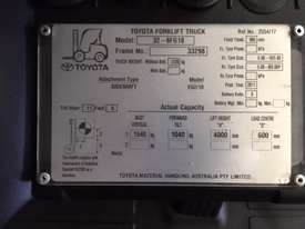 TOYOTA 32-8FG18 2011 CURRENT MODEL ** PRICED TO CLEAR** - picture2' - Click to enlarge