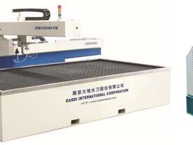 3 Axis Waterjet DWJ2040-FB & C40T (380Mpa Pump) 2000mmx4000mm glass and stone cutting - picture0' - Click to enlarge