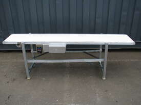 Motorised Variable Speed Belt Conveyor - 1.8m long - Bando - picture0' - Click to enlarge