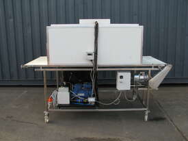 Refrigerated Motorised Belt Cooling Tunnel Conveyor - 2.4m long - picture0' - Click to enlarge