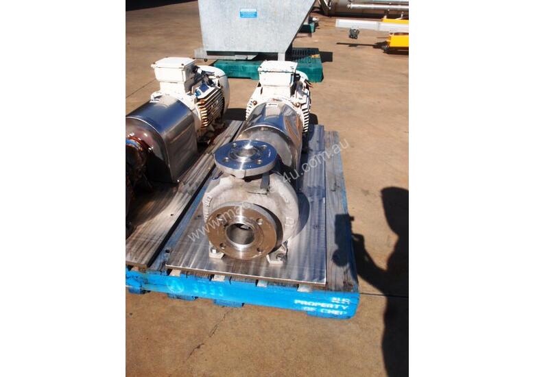 caption Centrifugal Pump (Stainless Steel), IN: 80mm Dia, OUT: 50mm Dia, 37.5m3/hr