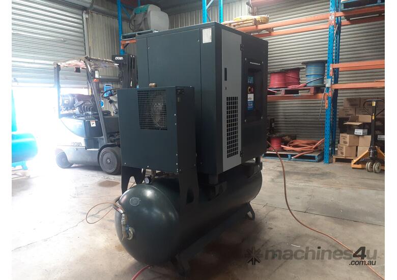 caption 30HP 120cfm Rotary Screw Compressor W/ Integrated Air Dryer - Pneutech RS3000-TR