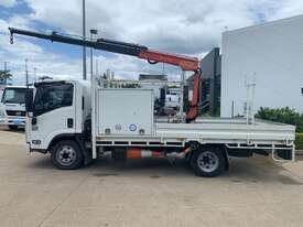 2013 ISUZU NPR 400 - Tray Truck - Truck Mounted Crane - Tray Top Drop Sides - picture0' - Click to enlarge