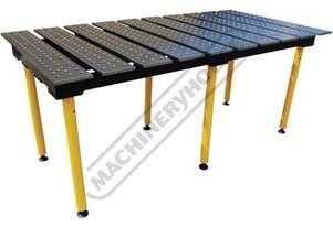 TMQA62010 1960 x 1000mm BuildPro Modular Welding Table - Nitrided Finish Reversible Table Plates 16