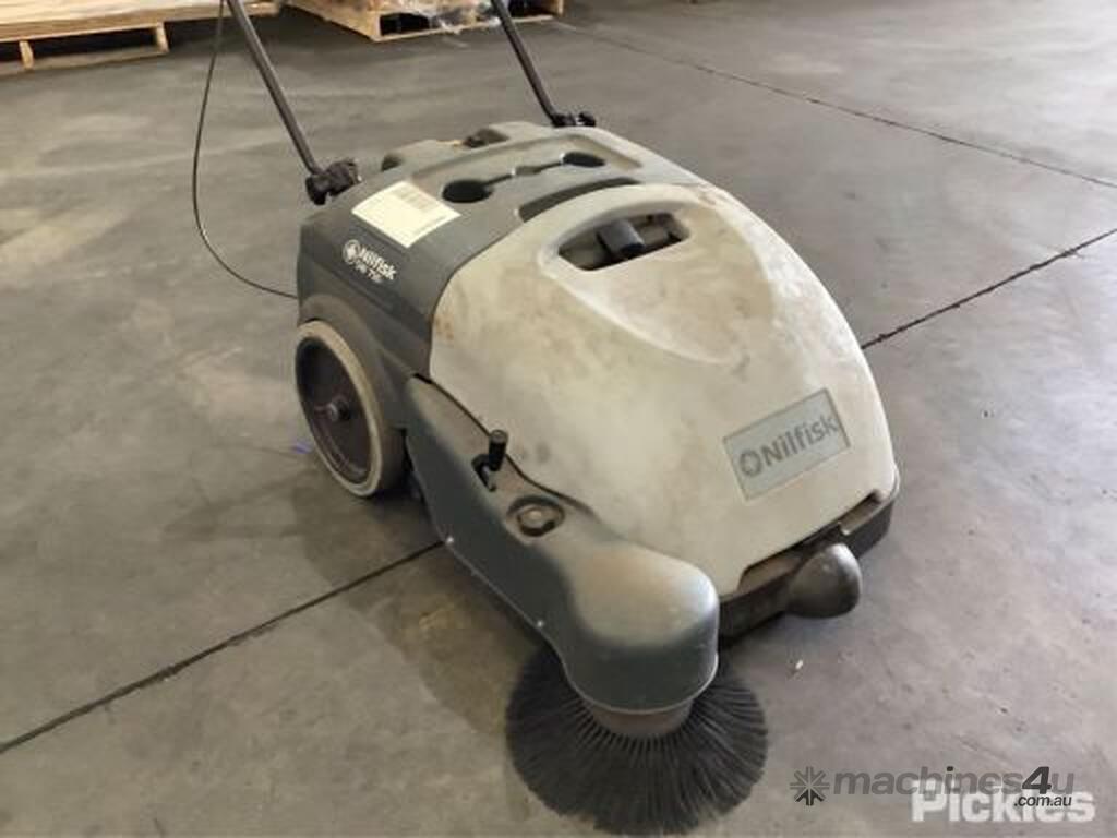 Used Nilfisk SW750 Walk Behind Battery Powered Sweeper Walk Behind ...