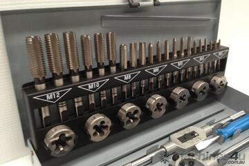 32 Piece Metric Tap & Die Set - M3 - M12 32 Piece Metric Tap & Die Set - M3 - M12