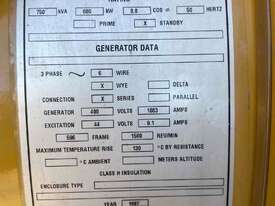 Generator Caterpillar 750kva, low hours, mounted in sound reduced canopy. - picture1' - Click to enlarge