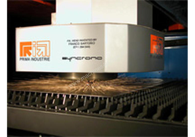 caption PRIMA INDUSTRIE SYNCRONO CNC LASER FROM IMTS