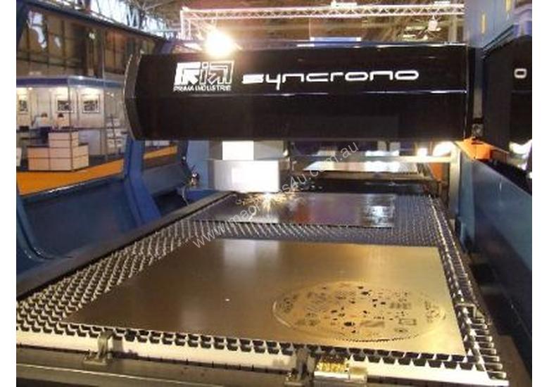 caption PRIMA INDUSTRIE SYNCRONO CNC LASER FROM IMTS