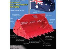 Norm Loader Style 4-in-1 Pro Series Bucket Attachments - picture1' - Click to enlarge