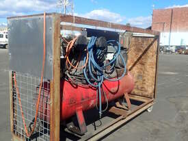 3 PHASE AIR COMPRESSOR IN MOBILE FRAME - picture0' - Click to enlarge