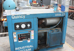 QUINCY INDUSTRIAL VACUUM QSVB 25 ACN6D Rotary Screw Type pump 25HP 18.6kW