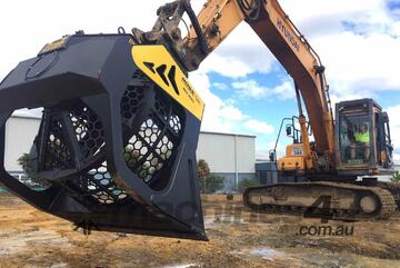 Boss Rotating Screening Bucket Suitable for 22T+ Excavators/Loaders