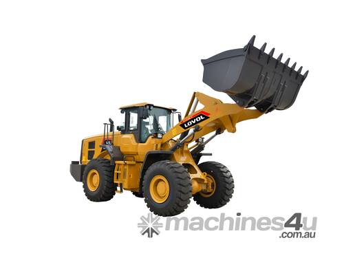 caption LOVOL WL958K-Cummins - 18 Tonne ALFA Series Wheel Loader + FREE Mini Excavator