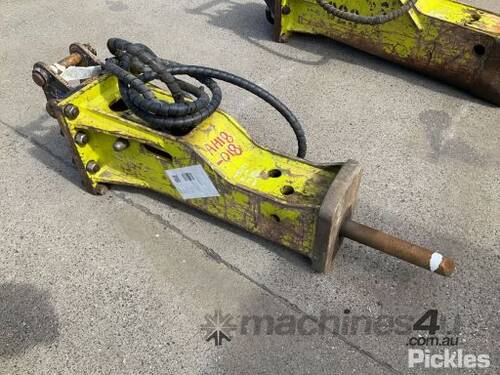 Hydraulic Hammer Attachment - Suit 1.8T Excavator Brand: FMA, Pick-up Dimensions - Pin Diameter: 30m