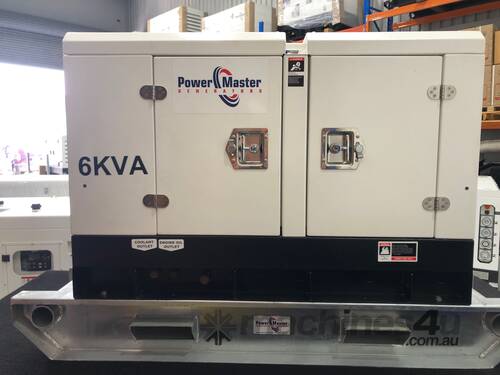 Generator: 6kva HK6000S Powermaster Kubota Powered
