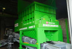 MECBIO - DINOSAURUS 1800S Stationary Double-rotor Shredder with Hydraulic Drive