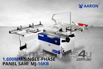 Aaron Powerful 1600 mm Single-Phase 230V Sliding Table Saw | 5HP, 3.75kW Panel Saw | MJ-16KB