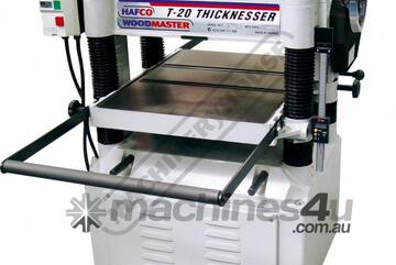 T-20A Thicknesser - HSS Blades 508 x 200mm (W x H) Material Capacity Includes 4 x High Speed Steel