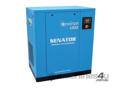 caption CVA Compressors - New Senator Rotary Screw Air Compressor LS22 - 22kw - 127cfm