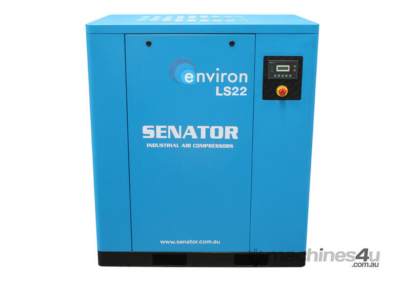 caption CVA Compressors - New Senator Rotary Screw Air Compressor LS22 - 22kw - 127cfm
