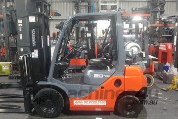 ACTIVE FORKLIFTS - BIG TOYOTA FORKLIFT SALE-CURRENT MODEL TOYOTA LPG UNITS 1.8 TON STARTING $15K+GST