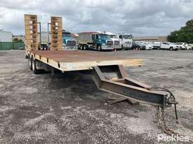 2008 JP Trailers Beaver Tail Tandem Axle Trailer - picture0' - Click to enlarge