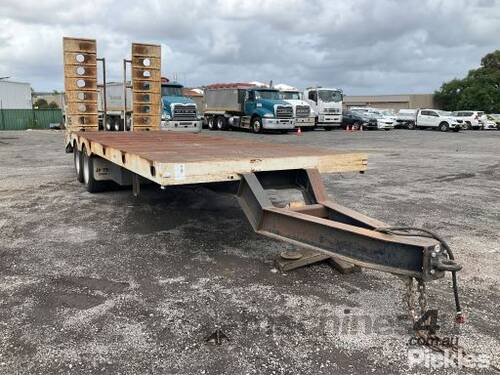 2008 JP Trailers Beaver Tail Tandem Axle Trailer