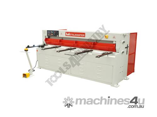 caption SHAW - HAFCO 2500mm x 4mm Mech Guillotine