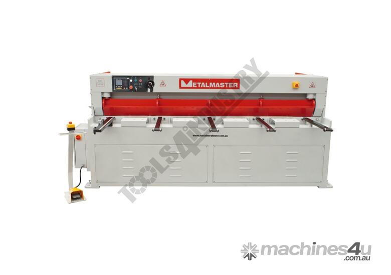 caption SHAW - HAFCO 2500mm x 4mm Mech Guillotine
