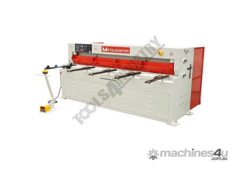 caption SHAW - HAFCO 2500mm x 4mm Mech Guillotine
