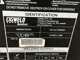 Cigweld WeldSkill 250 Mig Welder - picture0' - Click to enlarge