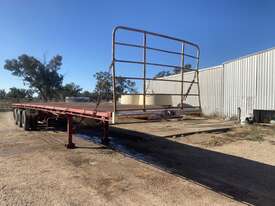1998 Barker Heavy Duty Tri Axle 45ft Tri Axle Flat Top Lead Trailer - picture0' - Click to enlarge
