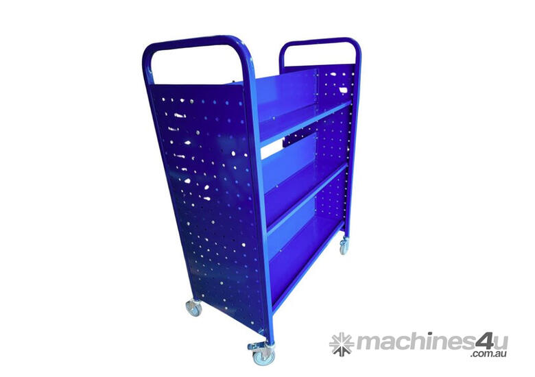 caption Book Shelf Trolley / Library Cart - 100kg