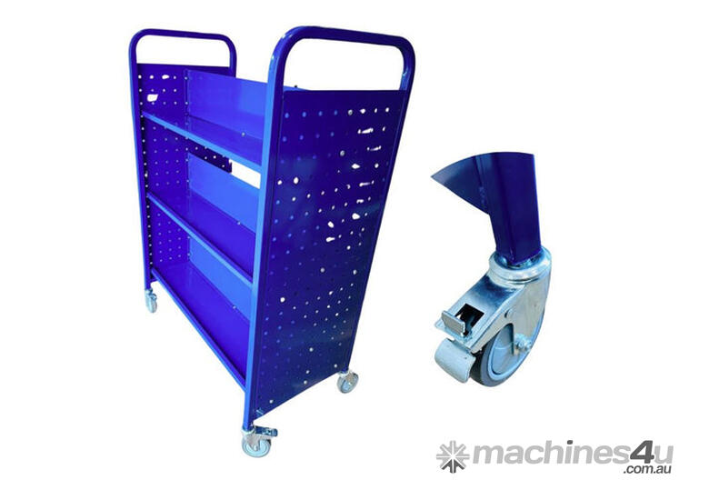 caption Book Shelf Trolley / Library Cart - 100kg