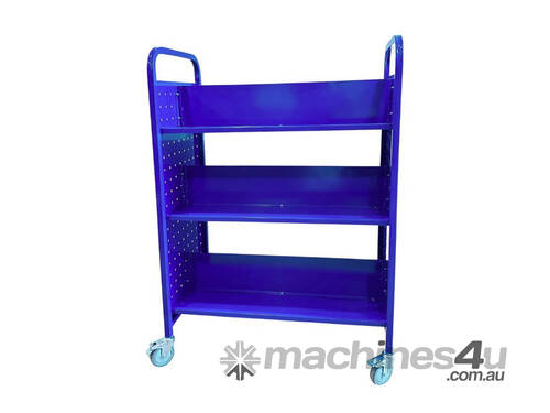 caption Book Shelf Trolley / Library Cart - 100kg