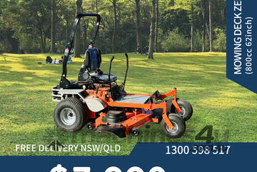 EOFY 2024 TRIDENT 800cc 62inch MOWING DECK ZERO TURN ELECTRIC START SYSTEM & DUAL HYDROSTATIC DRIVE