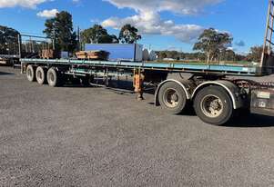 Trailer Flat Top Tipper 45ft Maxitrans Tip over axle Air bags Lead 3 way twist locks SN1623