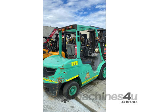 caption LIFT EQUIPT - 3.5T MITSUBISHI DIESEL FORKLIFT