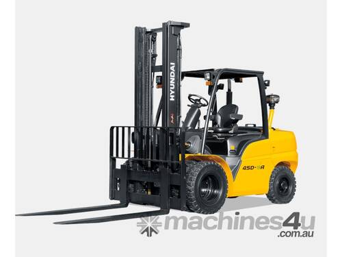 caption ALFABS - Hyundai 5T Forklift DIESEL 50D-9SA - Hire