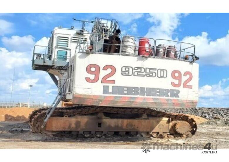 caption Liebherr R9250 Excavator