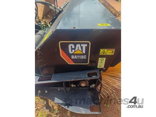caption 2018 CAT BA118C Broom Attachment